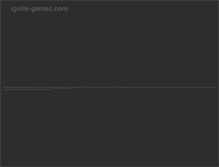 Tablet Screenshot of ignite-games.com